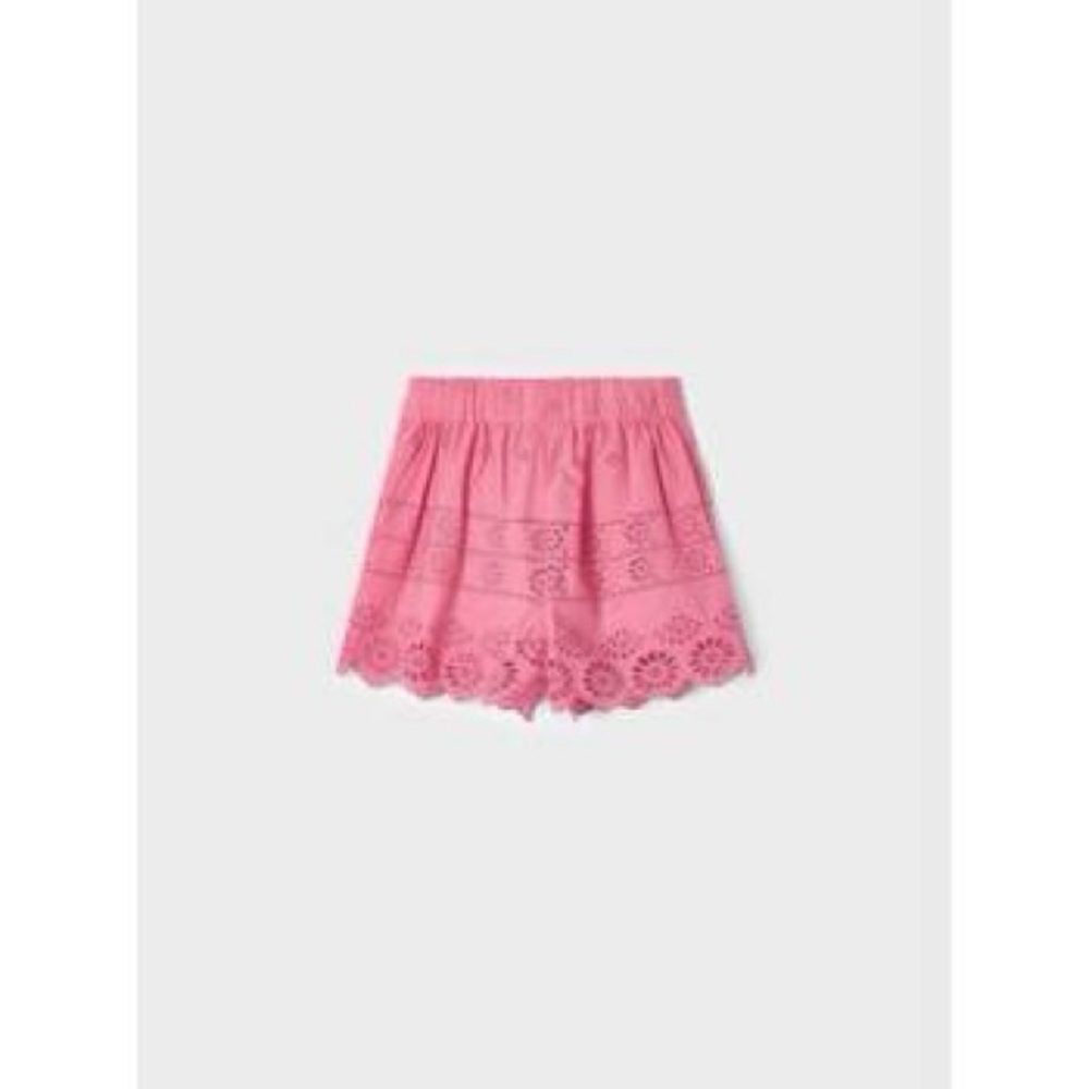 Size 9 Girls Mayoral Pink Lace Trim Kids Shorts